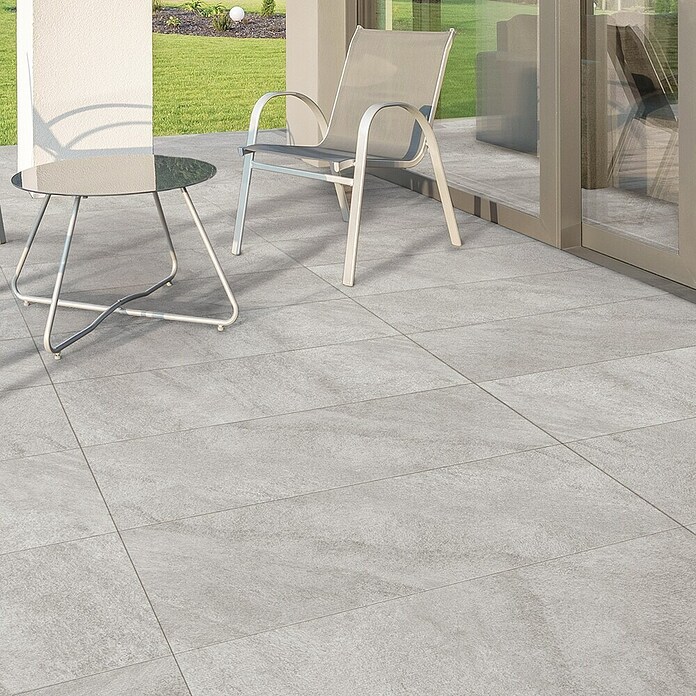 Terrassenfliese Durastone (60 x 120 x 2 cm, Grau, Matt) | BAUHAUS