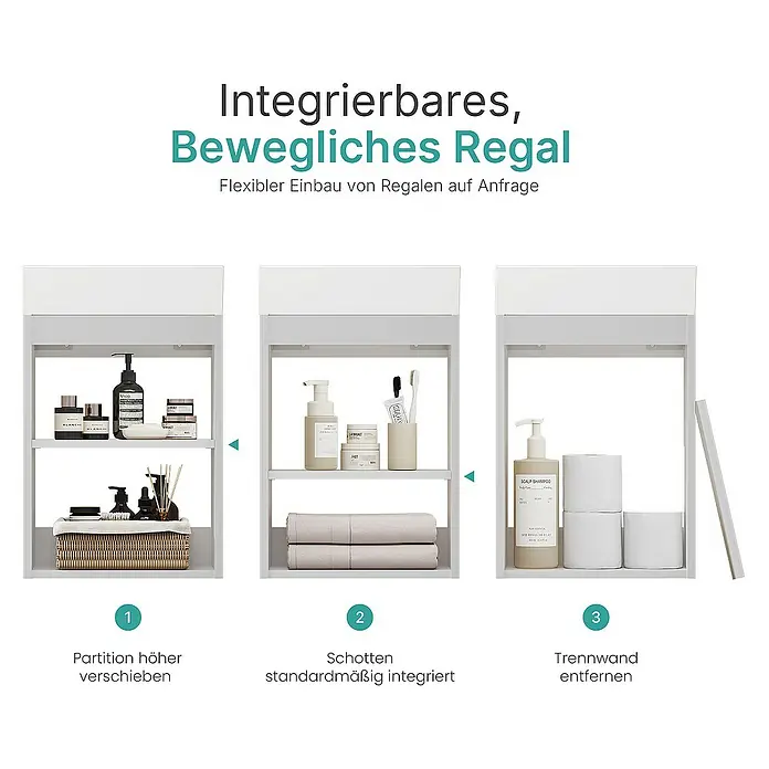 Emke Badmöbel-Set Puris - Weiß