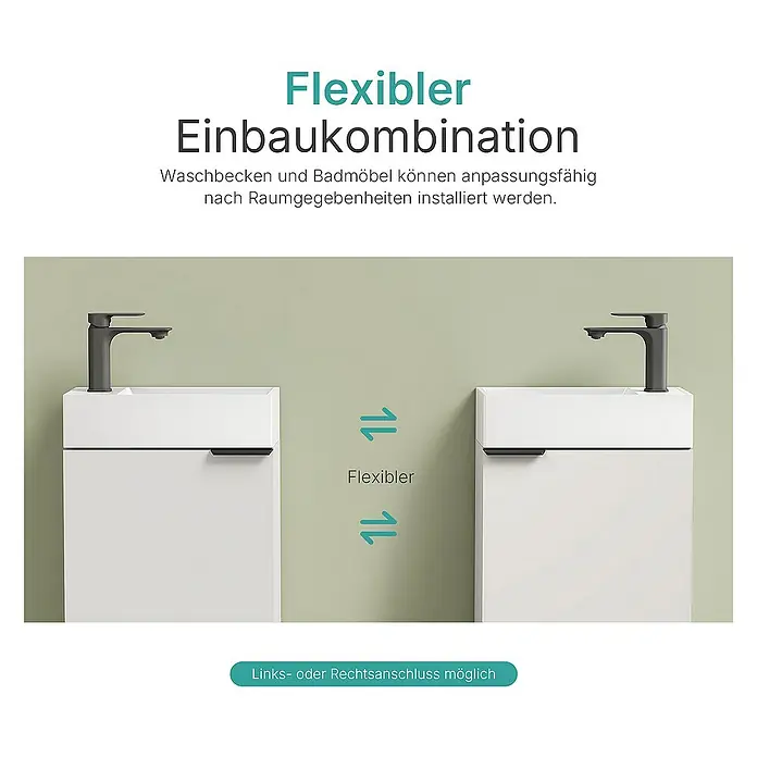 Emke Badmöbel-Set Puris - Weiß