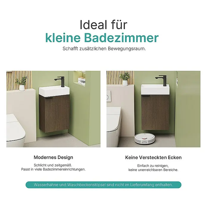 Emke Badmöbel-Set Puris - Rauch-Eiche
