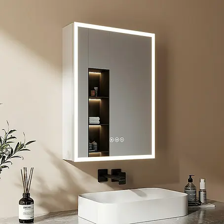 Emke  LED-Spiegelschrank Auris