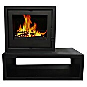 Invicta Hogar de leña Iskra L (6,8 kW, Volumen de calefacción: 220 m³, Antracita) | BAUHAUS
