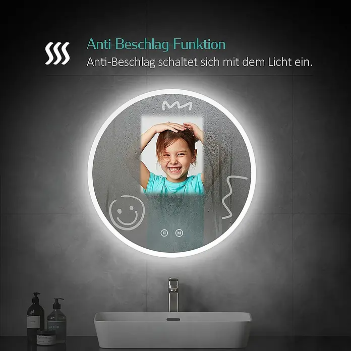 Emke Lichtspiegel Qeros - 60 x 60 cm