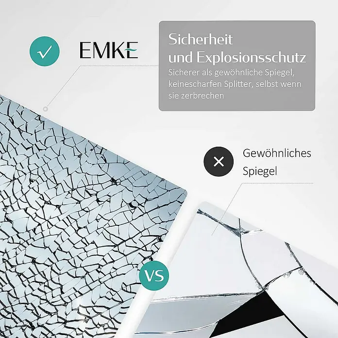 Emke Lichtspiegel Kryon - 100 x 60 cm
