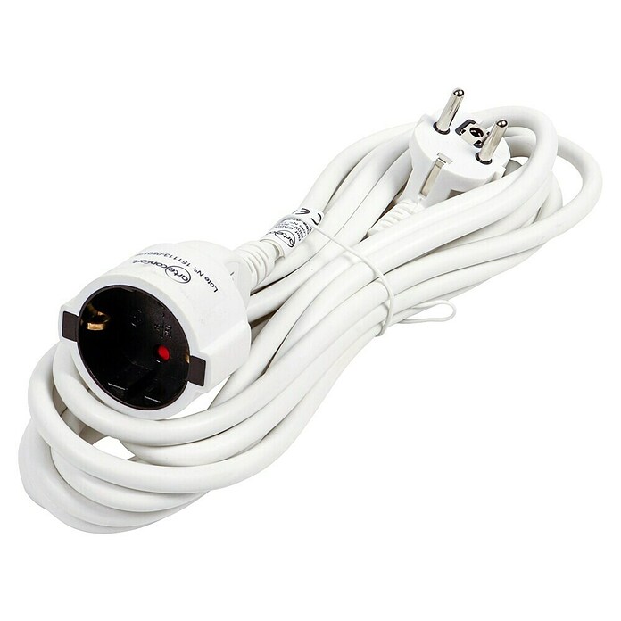 Arte confort Alargo (5 m, Blanco, IP20, H05VV-F) | BAUHAUS