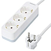 Arte confort Base de enchufe múltiple (x 3, Blanco, 1,5 m, IP20, Sin interruptor) | BAUHAUS