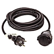 Arte confort Alargo impermeable (5 m, Negro, IP44, H05RR-F) | BAUHAUS