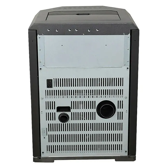 SCHENGER Pelletofen HLP3602 - 9,3 kW, Raumheizvermögen: 200 m³, 0,9 kg/h, Farbe Verkleidung: Schwarz