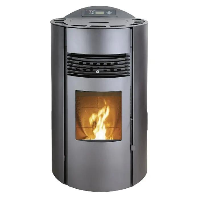 SCHENGER Pelletofen HP51-R - 8,8 kW, Raumheizvermögen: 160 m³, 0,9 kg/h, Farbe Verkleidung: Schwarz