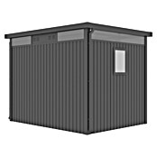 Gardol Gerätehaus Cubus Max (Außenmaß inkl. Dachüberstand (B x T): 294 x 230 cm, Stahl, Schwarz) | BAUHAUS
