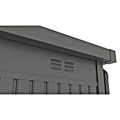 Gardol Gerätehaus Cubus Max (Außenmaß inkl. Dachüberstand (B x T): 294 x 230 cm, Stahl, Schwarz) | BAUHAUS