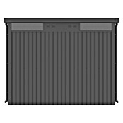 Gardol Gerätehaus Cubus Max (Außenmaß inkl. Dachüberstand (B x T): 294 x 230 cm, Stahl, Schwarz) | BAUHAUS