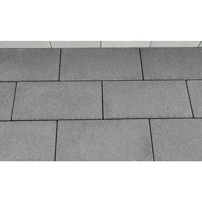 Christoph Pflasterstein - Kristall-Anthrazit, 40 x 20 x 6 cm, Rechteck - Graue Pflastersteine bilden eine robuste und moderne Oberfläche. Die präzise Verlegung betont das klare Design und die hohe Qualität.