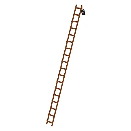 Proregal  Dachleiter mit 18 Sprossen