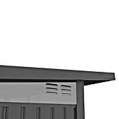 Gardol Gerätehaus Style Max (Außenmaß inkl. Dachüberstand (B x T): 289 x 253 cm, Stahl, Schwarz) | BAUHAUS