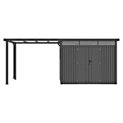 Gardol Prizidek za vrtno lopo Cubus & Cubus Max  (230 x 275 cm, Jeklo, Črna) | 7447 - Zubehör Gartenhäuser Metall | IAGD - Gartenhäuser | IAG - Außenbereichsausstattung | IA - Gartenhartware | I - Stadtgarten | BAUHAUS