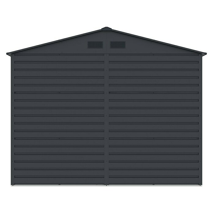 Gardol Gerätehaus Easy One Max (Außenmaß inkl. Dachüberstand (B x T): 277 x 259 cm, Stahl, Anthrazit) | BAUHAUS