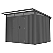 Gardol Gerätehaus Style Max (Außenmaß inkl. Dachüberstand (B x T): 289 x 253 cm, Stahl, Schwarz) | BAUHAUS