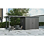 Gardol Prizidek za vrtno lopo Cubus & Cubus Max  (230 x 275 cm, Jeklo, Črna) | 7447 - Zubehör Gartenhäuser Metall | IAGD - Gartenhäuser | IAG - Außenbereichsausstattung | IA - Gartenhartware | I - Stadtgarten | BAUHAUS
