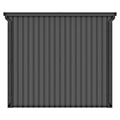 Gardol Gerätehaus Style Midi (Außenmaß inkl. Dachüberstand (B x T): 225 x 253 cm, Stahl, Schwarz) | BAUHAUS
