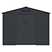 Gardol Gerätehaus Easy One Max (Außenmaß inkl. Dachüberstand (B x T): 277 x 259 cm, Stahl, Anthrazit) | BAUHAUS