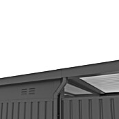 Gardol Prizidek za vrtno lopo Cubus & Cubus Max  (230 x 275 cm, Jeklo, Črna) | 7447 - Zubehör Gartenhäuser Metall | IAGD - Gartenhäuser | IAG - Außenbereichsausstattung | IA - Gartenhartware | I - Stadtgarten | BAUHAUS