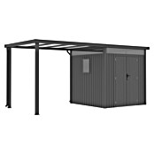 Gardol Prizidek za vrtno lopo Cubus & Cubus Max  (230 x 275 cm, Jeklo, Črna) | 7447 - Zubehör Gartenhäuser Metall | IAGD - Gartenhäuser | IAG - Außenbereichsausstattung | IA - Gartenhartware | I - Stadtgarten | BAUHAUS