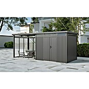 Gardol Zadnja in stranska stena steklenega izgleda Cubus  (Višina: 190 cm, Ustrezno za: Vrtne hiške Gardol Cubus & Cubus Max) | 7447 - Zubehör Gartenhäuser Metall | IAGD - Gartenhäuser | IAG - Außenbereichsausstattung | IA - Gartenhartware | I - Stadtgarten | BAUHAUS