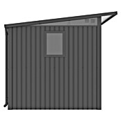 Gardol Gerätehaus Style Midi (Außenmaß inkl. Dachüberstand (B x T): 225 x 253 cm, Stahl, Schwarz) | BAUHAUS