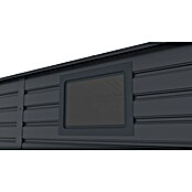 Gardol Gerätehaus Easy One Max (Außenmaß inkl. Dachüberstand (B x T): 277 x 259 cm, Stahl, Anthrazit) | BAUHAUS