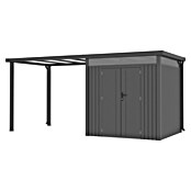 Gardol Prizidek za vrtno lopo Cubus & Cubus Max  (230 x 275 cm, Jeklo, Črna) | 7447 - Zubehör Gartenhäuser Metall | IAGD - Gartenhäuser | IAG - Außenbereichsausstattung | IA - Gartenhartware | I - Stadtgarten | BAUHAUS