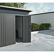 Gardol Gerätehaus Style Midi (Außenmaß inkl. Dachüberstand (B x T): 225 x 253 cm, Stahl, Schwarz) | BAUHAUS