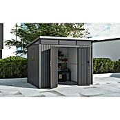 Gardol Gerätehaus Style Max (Außenmaß inkl. Dachüberstand (B x T): 289 x 253 cm, Stahl, Schwarz) | BAUHAUS