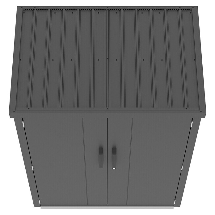 Gardol Geräteschrank Prime (Außenmaß inkl. Dachüberstand (B x T): 133 x 90 cm, Schwarz) | BAUHAUS