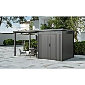 Gardol Prizidek za vrtno lopo Cubus & Cubus Max  (230 x 275 cm, Jeklo, Črna) | 7447 - Zubehör Gartenhäuser Metall | IAGD - Gartenhäuser | IAG - Außenbereichsausstattung | IA - Gartenhartware | I - Stadtgarten | BAUHAUS