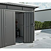 Gardol Gerätehaus Style Max (Außenmaß inkl. Dachüberstand (B x T): 289 x 253 cm, Stahl, Schwarz) | BAUHAUS
