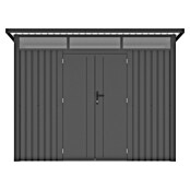 Gardol Gerätehaus Style Max (Außenmaß inkl. Dachüberstand (B x T): 289 x 253 cm, Stahl, Schwarz) | BAUHAUS