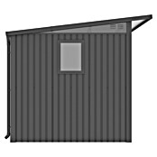 Gardol Gerätehaus Style Max (Außenmaß inkl. Dachüberstand (B x T): 289 x 253 cm, Stahl, Schwarz) | BAUHAUS