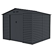 Gardol Gerätehaus Easy One Max (Außenmaß inkl. Dachüberstand (B x T): 277 x 259 cm, Stahl, Anthrazit) | BAUHAUS