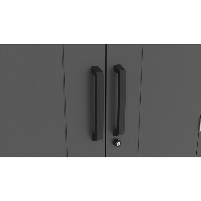 Gardol Geräteschrank Prime (Außenmaß inkl. Dachüberstand (B x T): 133 x 90 cm, Schwarz) | BAUHAUS