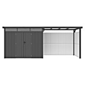 Gardol Stražnji i bočni zid Cubus  (Visina: 190 cm, Crna) | BAUHAUS