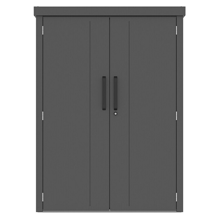 Gardol Geräteschrank Prime (Außenmaß inkl. Dachüberstand (B x T): 133 x 90 cm, Schwarz) | BAUHAUS