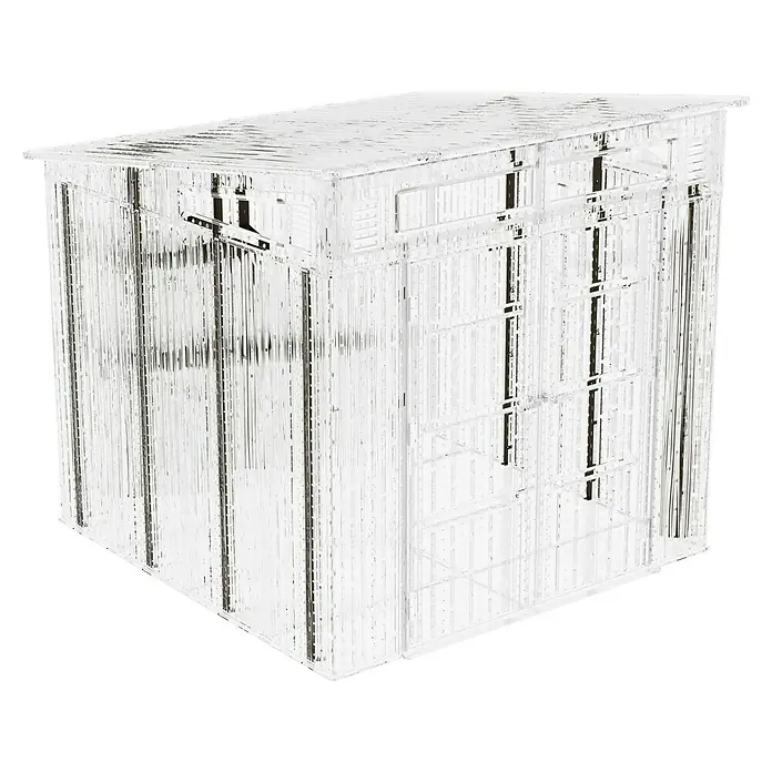 Gardol Wandrahmen Antares III - Passend für: Gardol Gerätehaus Antares III - Klares, modernes Hundebett mit Gitterstruktur, ideal für einen stilvollen und komfortablen Schlafplatz Ihres Haustieres.