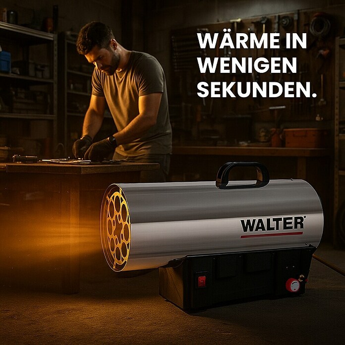 Walter Gasheizer XXL (17 kW - 34 kW) | BAUHAUS
