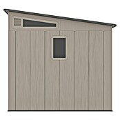 Gardol Gerätehaus Antares III (Außenmaß inkl. Dachüberstand (B x T): 254 x 254 cm, Kunststoff, Steingrau) | BAUHAUS