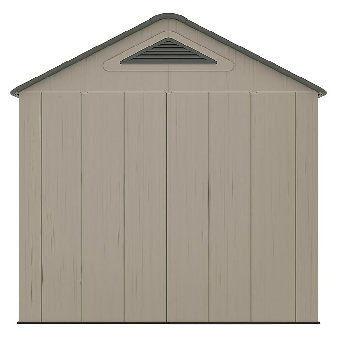 Gardol Gerätehaus Antares II (Außenmaß inkl. Dachüberstand (B x T): 250 x 246 cm, Kunststoff, Steingrau) | BAUHAUS
