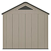 Gardol Gerätehaus Antares II (Außenmaß inkl. Dachüberstand (B x T): 250 x 246 cm, Kunststoff, Steingrau) | BAUHAUS