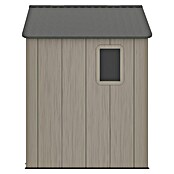 Gardol Gerätehaus Antares I (Außenmaß inkl. Dachüberstand (B x T): 250 x 180 cm, Kunststoff, Steingrau) | BAUHAUS