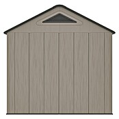 Gardol Gerätehaus Antares I (Außenmaß inkl. Dachüberstand (B x T): 250 x 180 cm, Kunststoff, Steingrau) | BAUHAUS