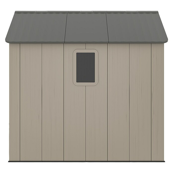 Gardol Gerätehaus Antares II (Außenmaß inkl. Dachüberstand (B x T): 250 x 246 cm, Kunststoff, Steingrau) | BAUHAUS